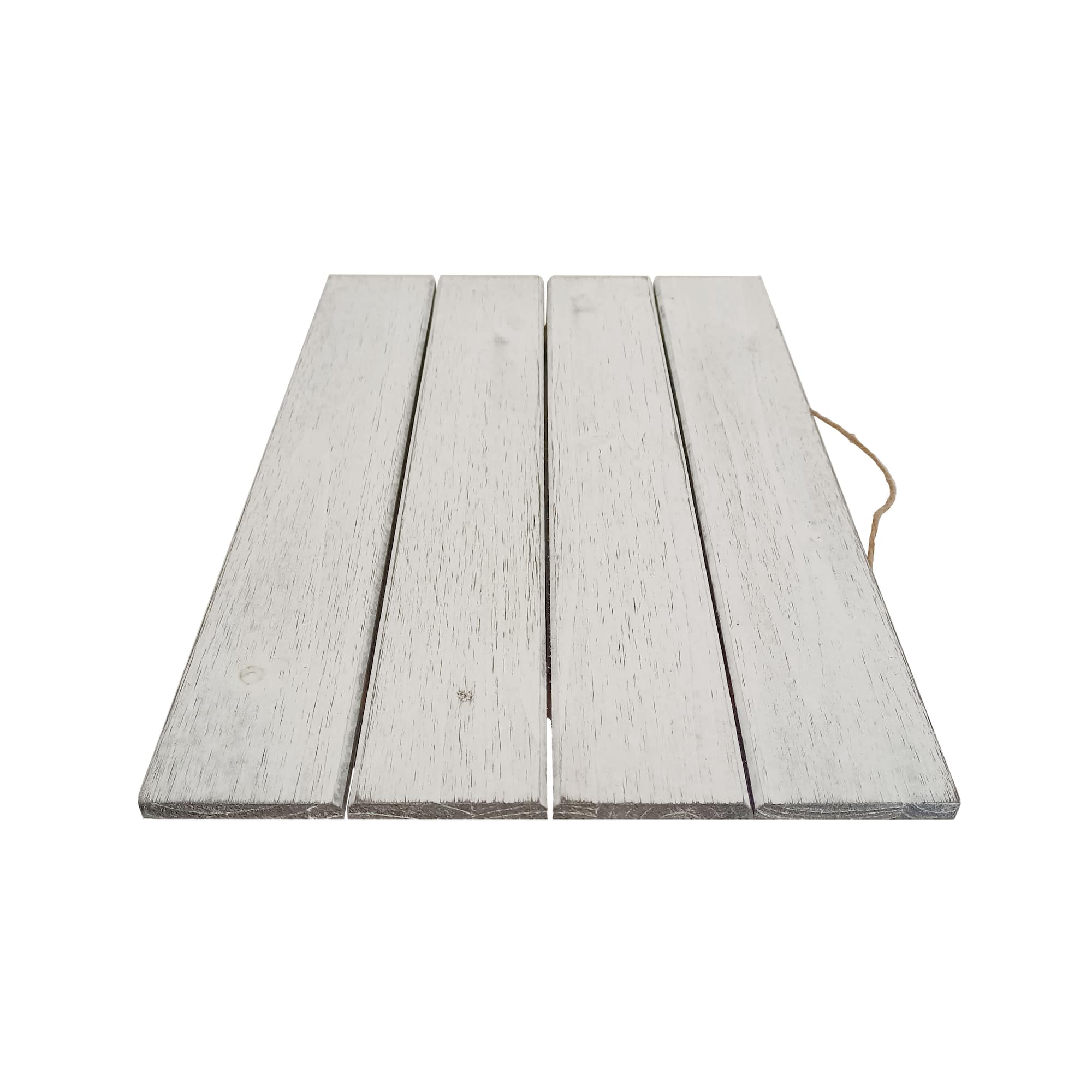 17" Whitewashed Plaque by Make Market™, 2ct.